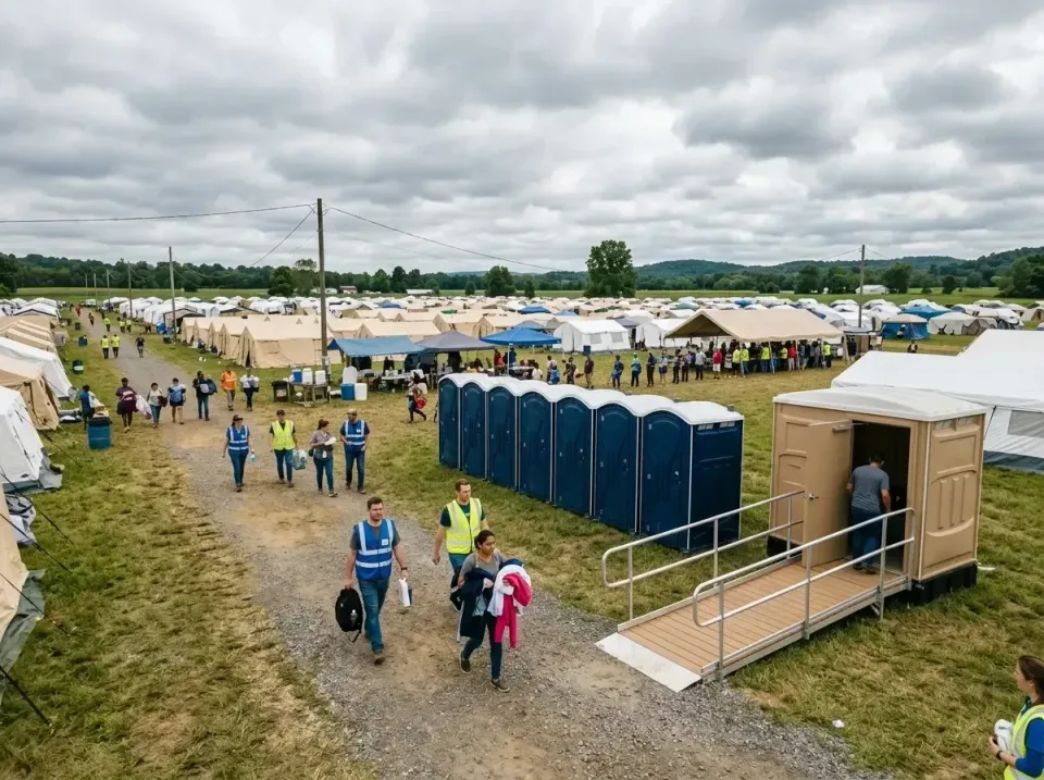 disaster-relief-camp-restrooms-010 — frequently asked questions, Dumpster & Portable Bathrooms Rental in Eddyville, KY